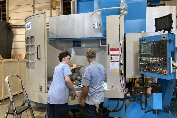 CNC Machine on Factory Floor