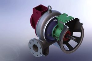 3D pump renderings