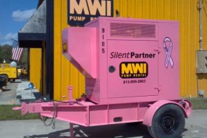 Silent Partner MWI Pump Rentals Breast Cancer Awareness